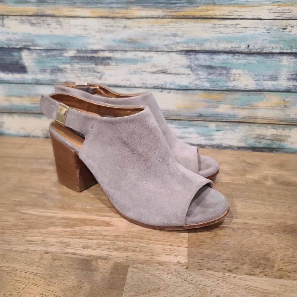 Alberto Fermani Peep Toe Block Heels